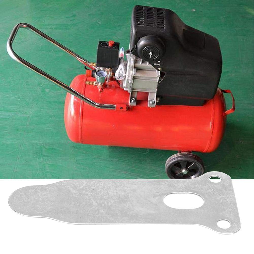 5 Pcs Air Compressor Head Valve Plate Kit - 2.24 Inch Large Tongue Shape Metal Piston Pump Replacement Part for Air Tools & Inflators - Perfect for Automotive, HVAC and Industrial Applications