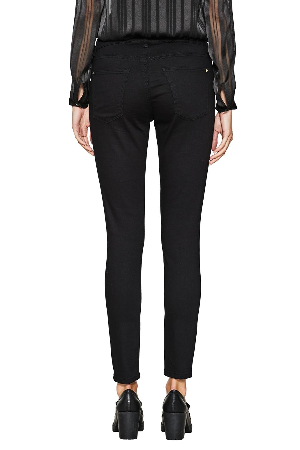 Esprit Women's Black High Waist Cropped Jeans - Size 29 | Stretch Denim Skinny Fit for Casual Wear & Night Out | Perfect for Spring & Summer Fashion