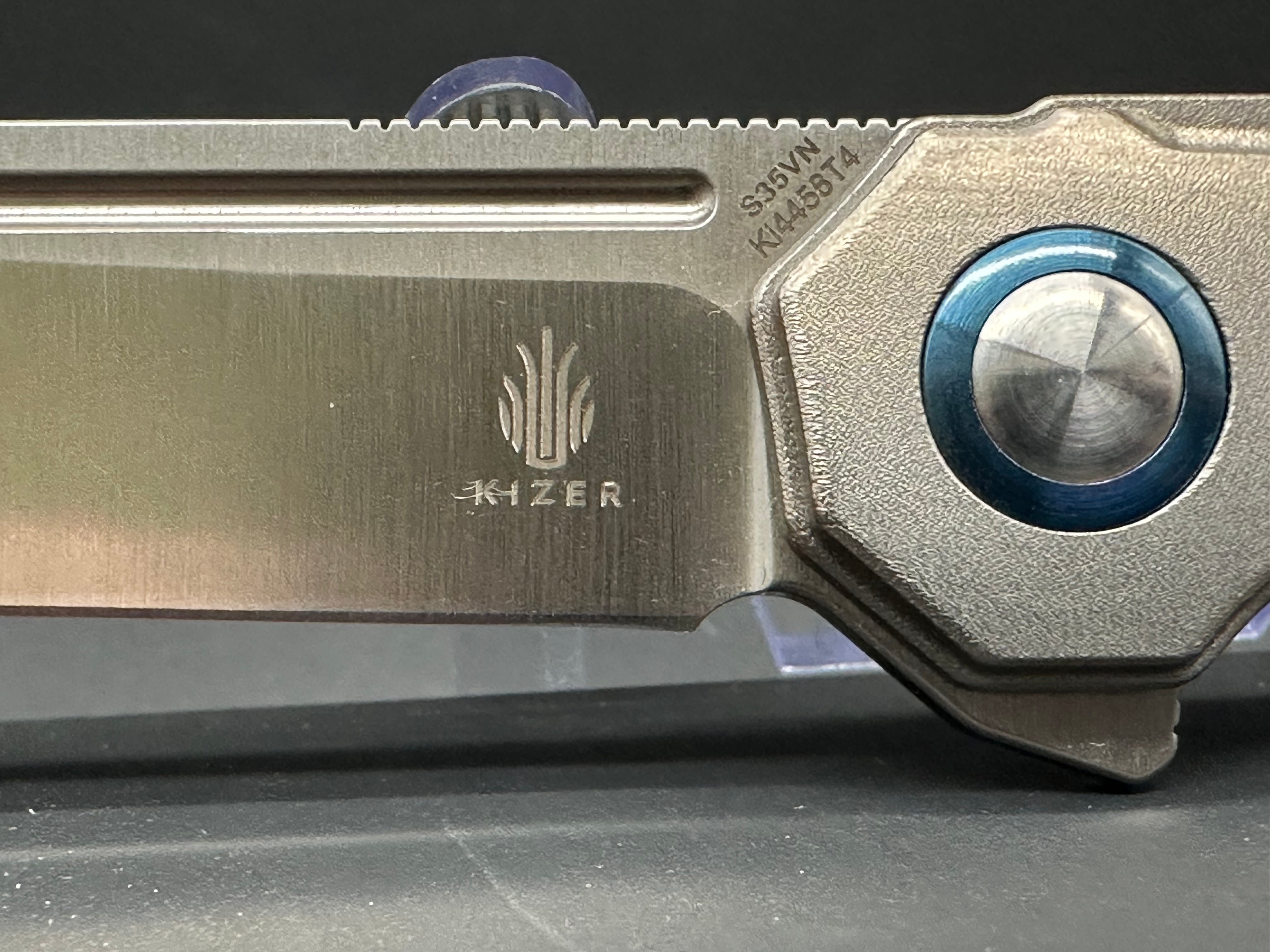 Kizer Begleiter Titanium Folding Pocket Knife - Premium EDC Knife for Outdoor, Camping, Hiking & Everyday Carry