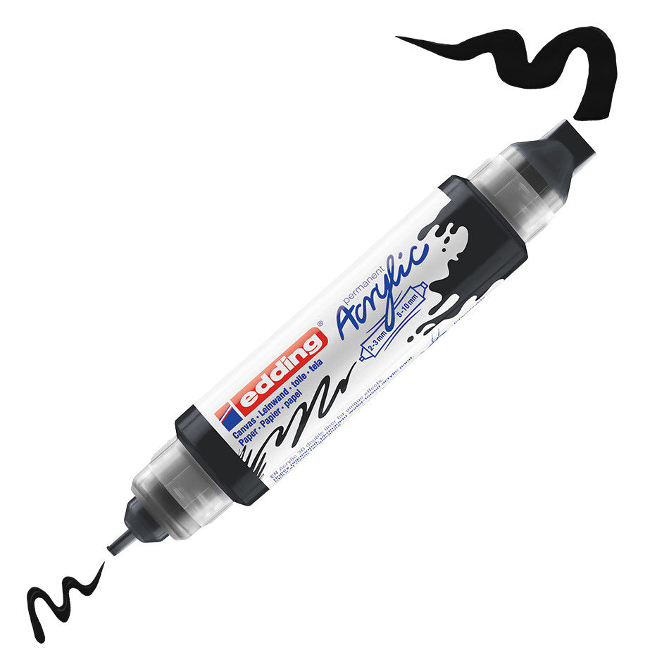 edding 5400 Acrylic 3D Double Liner - Premium Paint Marker for DIY Crafts, Signage & Art Projects - Perfect for Glass, Metal, Wood & Canvas Surfaces