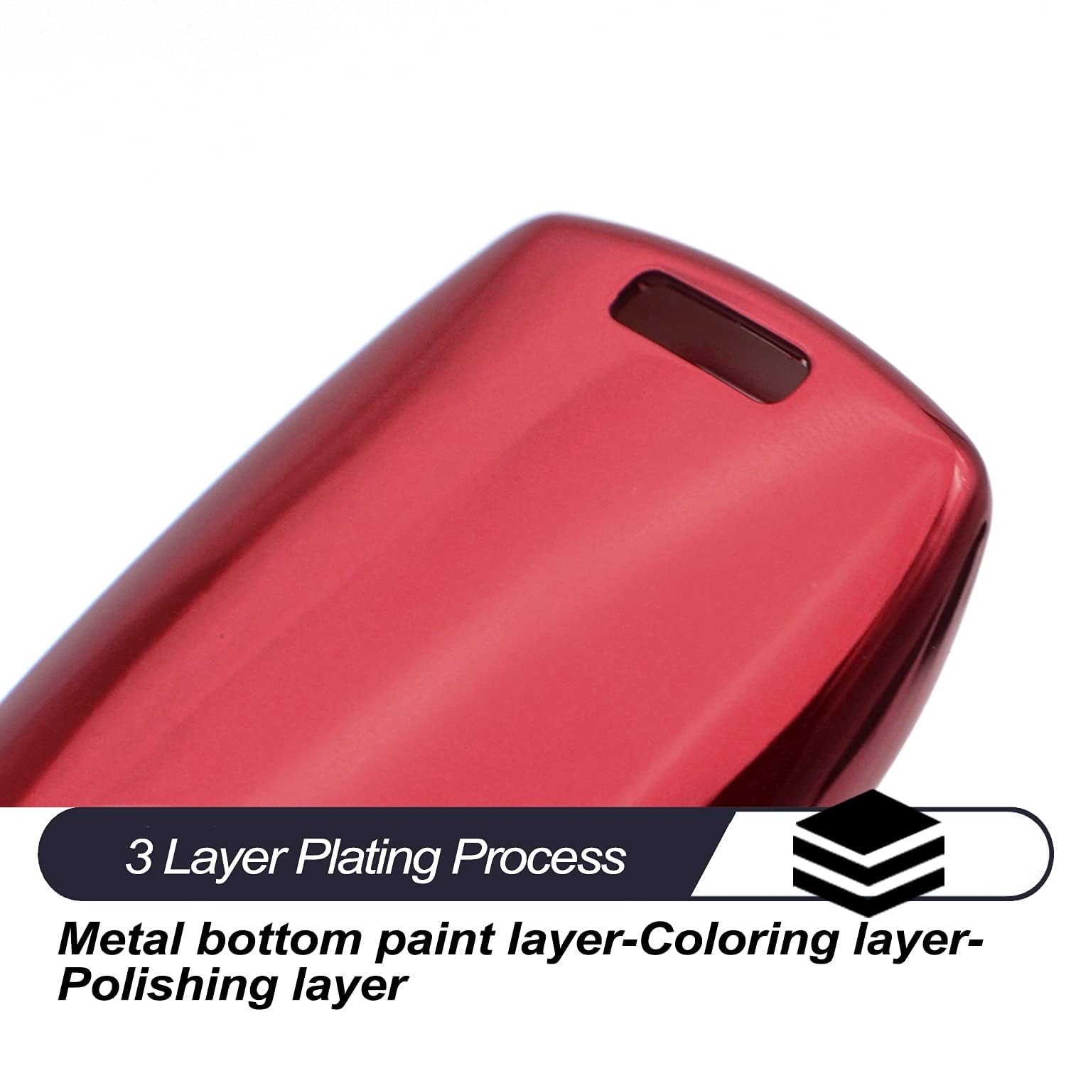 **MECHCOS TPU Key Fob Cover Case for Honda Civic CR-V Accord HR-V Pilot (2022-2024) - Red Remote Holder Skin Protector, Keyless Entry Sleeve Accessories - Perfect for Daily Use & Car Protection**