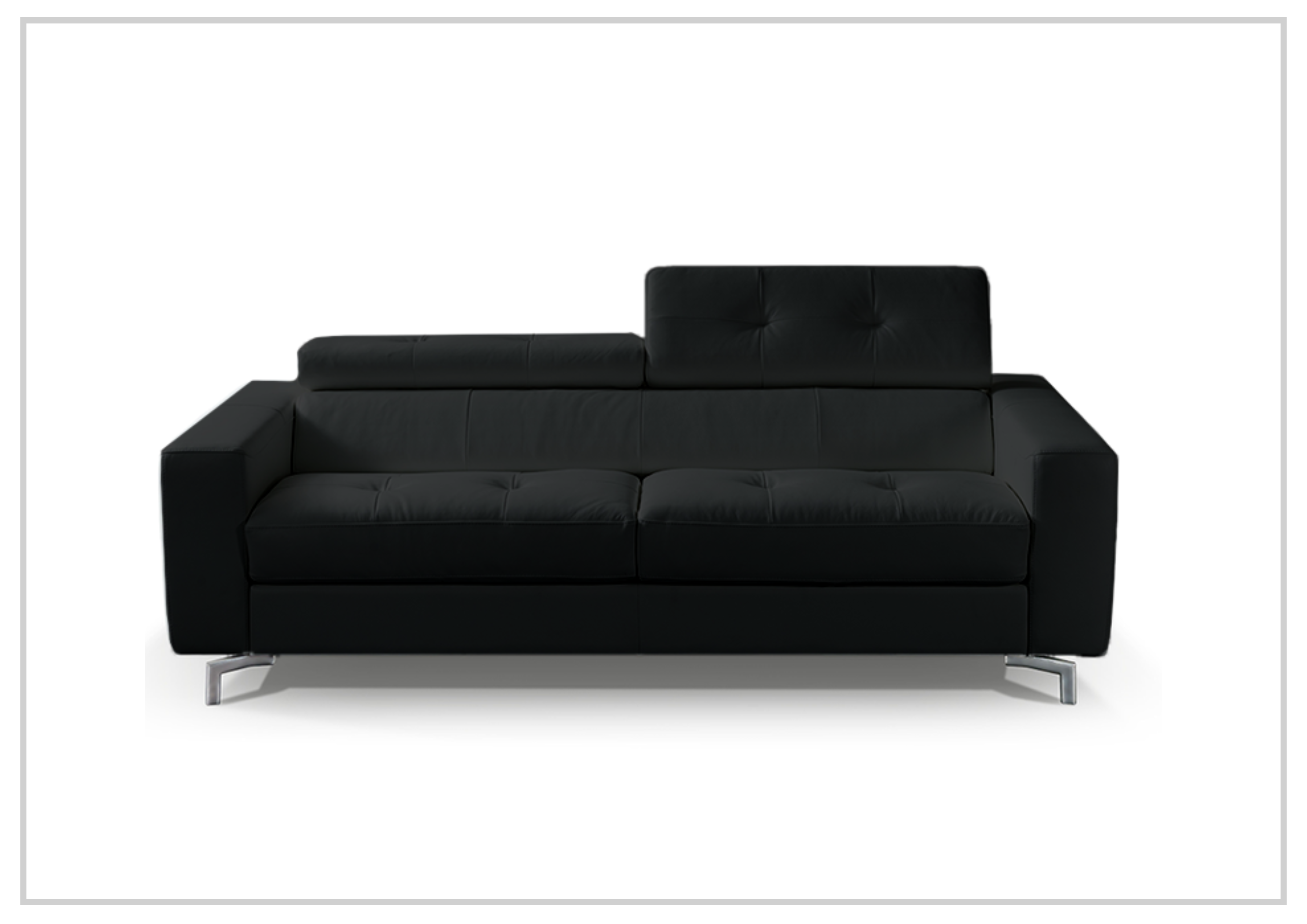Kathy Ireland Tevere Top Grain Leather Queen Sleeper Sofa - Convertible Sofa Bed with Premium Leather Upholstery for Living Room, Guest Room & Small Spaces