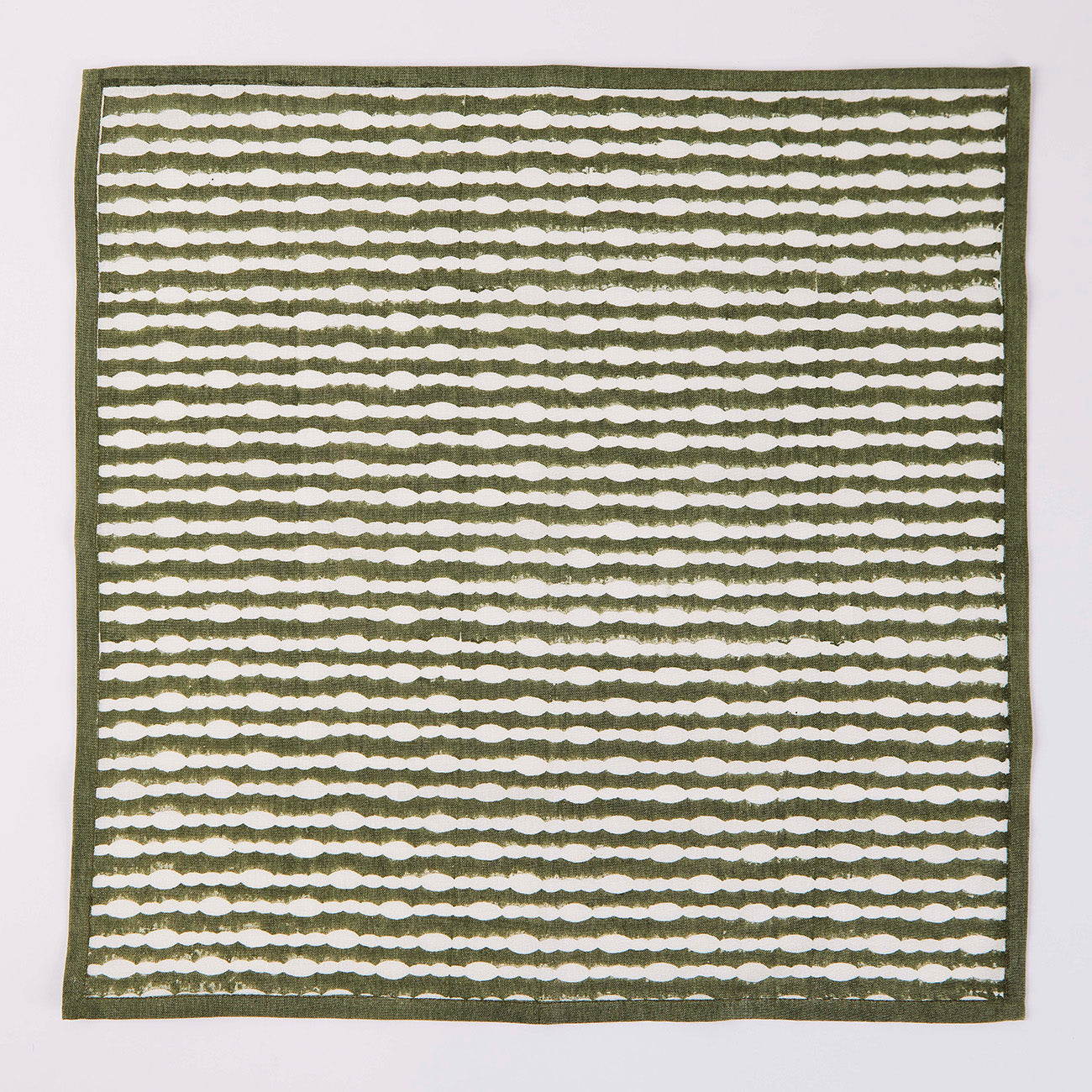 Premium Olive Green Napkin Pebble - Elegant Table Setting for Dinner Parties & Home Decor