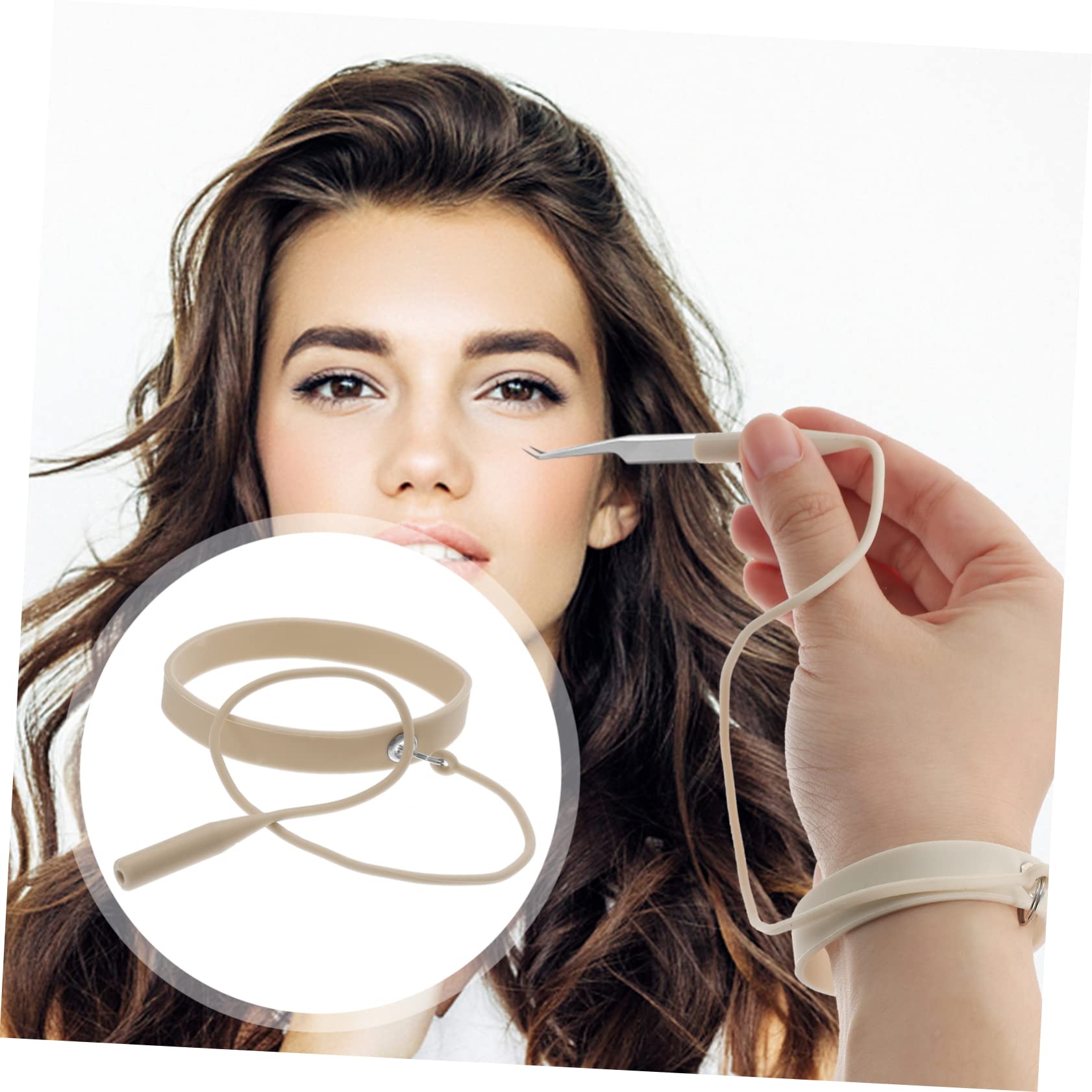 Professional Silicone Lash Tweezer Wrist Holder Bracelet - Secure & Protect Your Tweezers - Perfect for Eyelash Extensions, Makeup Artists & Beauty Salons
