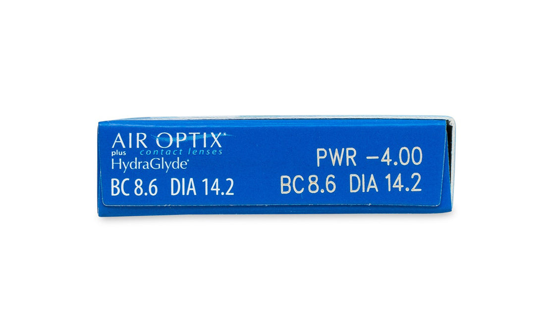 AIR Optix Plus with Hydraglyde Monthly Contact Lenses (6 Pack) - Moisture-Rich for All-Day Comfort, Ideal for Dry Eyes & Active Lifestyles