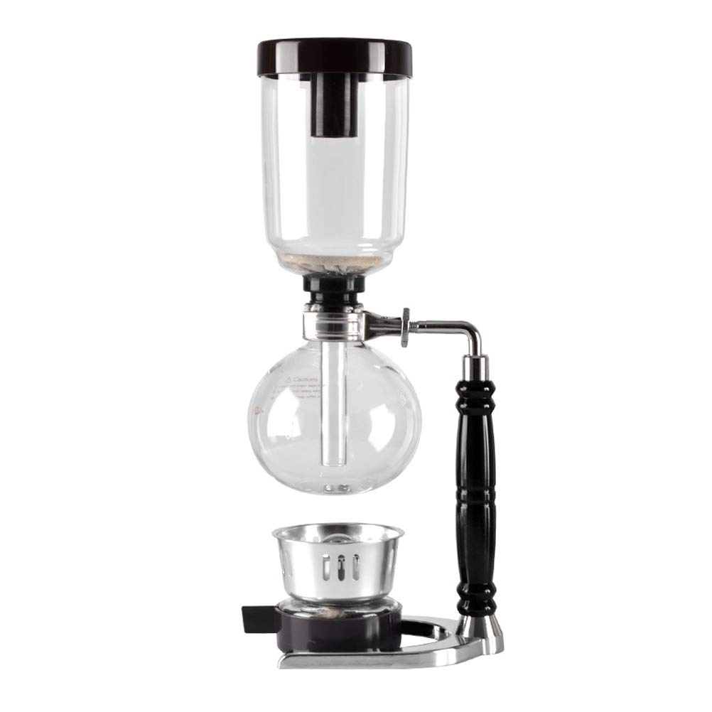 Premium Transparent Siphon Coffee Maker Set - Heat-Resistant Glass Handheld Coffee Pot with Reusable Filter - Ideal for Home Brewing & Perfect Gift for Coffee Lovers - Great for Kitchen, Office & Camping Use