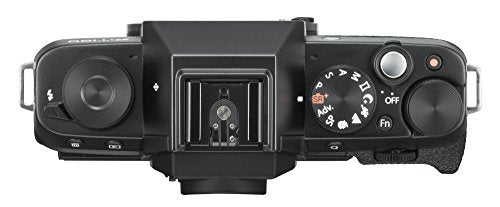Fujifilm X-T100 Mirrorless Digital Camera Body (Black) - Compact & Lightweight for Travel, Vlogging & Street Photography