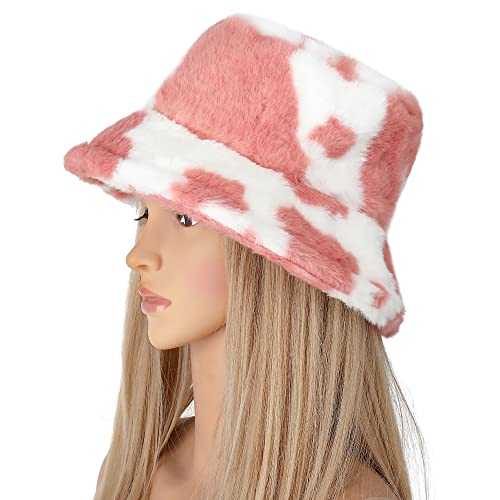Stylish Furry Bucket Hat for Women & Men - Trendy Winter Fashion Accessory - Perfect for Outdoor Activities, Music Festivals & Streetwear
