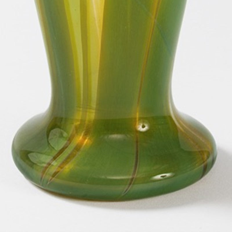 Tiffany Studios New York Floral Paperweight Favrile Glass Vase - Handcrafted Art Glass Decor for Home, Office & Gift Giving