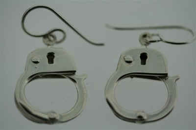 Handcuff Earrings for Women - Unique Punk Gothic Jewelry - Perfect for Halloween, Cosplay & Edgy Fashion Outfits