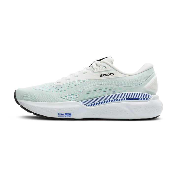 Women's Adrenaline GTS 24 Running Shoes - White/Limpet Shell/Amparo - Lightweight Support for Jogging, Training & Gym Workouts
