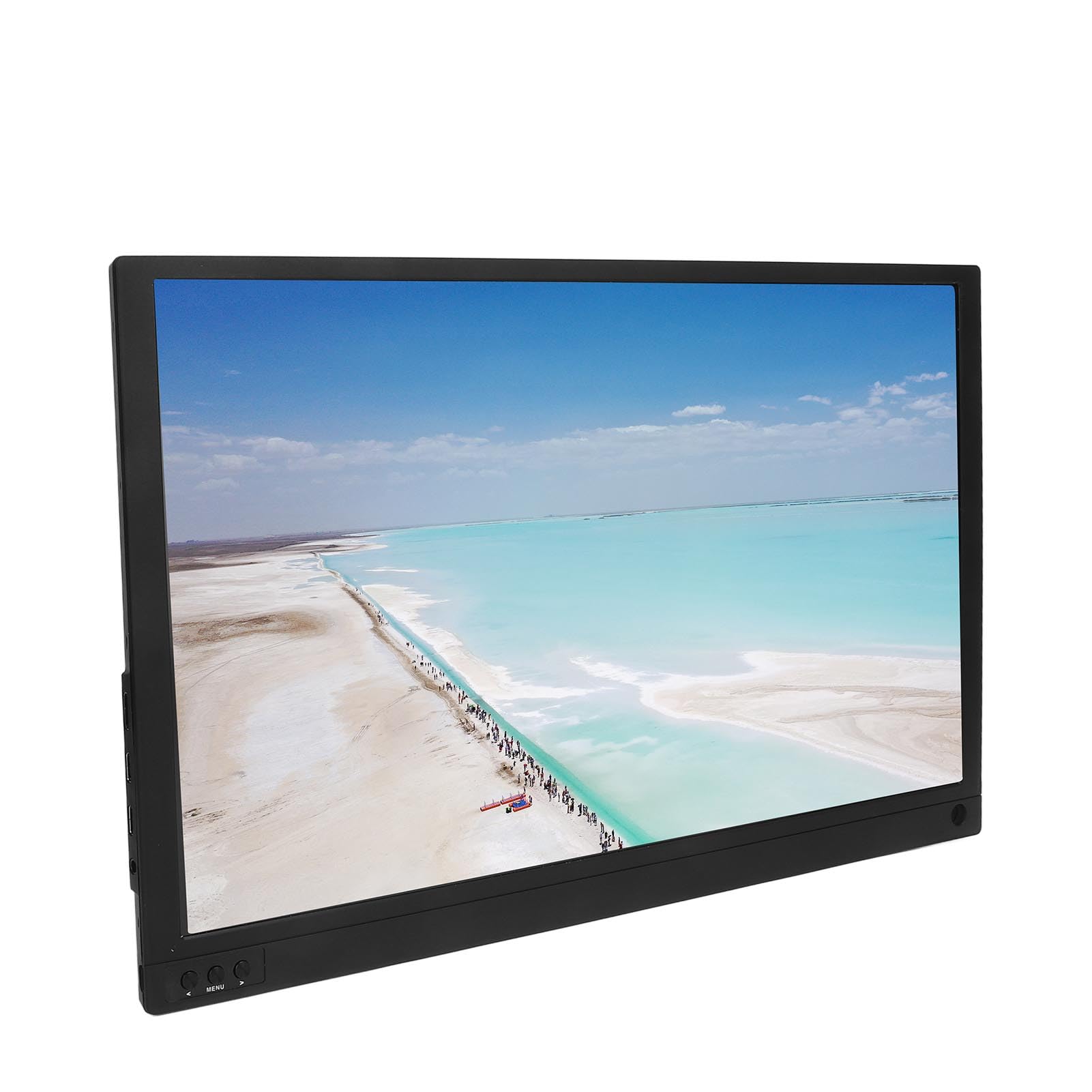 Akozon 15.6 Inch Portable Touchscreen Monitor - Full HD 1920x1080 HDR Display, USB-C HDMI Computer Monitor for Laptop, PC, Mac | Perfect for Business Presentations, Gaming, and Remote Work