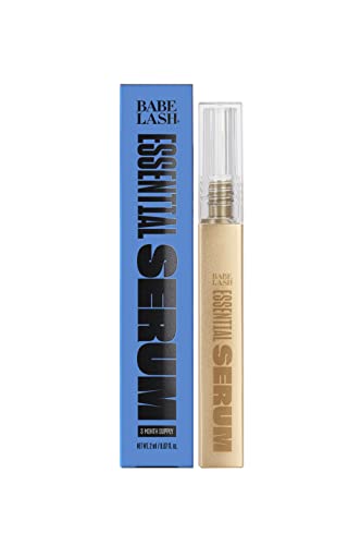 Babe Lash Essential Serum - Vegan & Cruelty-Free Eyelash Growth Serum for Longer, Fuller Lashes & Brows | Natural Lash Enhancer for Extensions | Perfect for Daily Use, Special Occasions & Makeup Routines