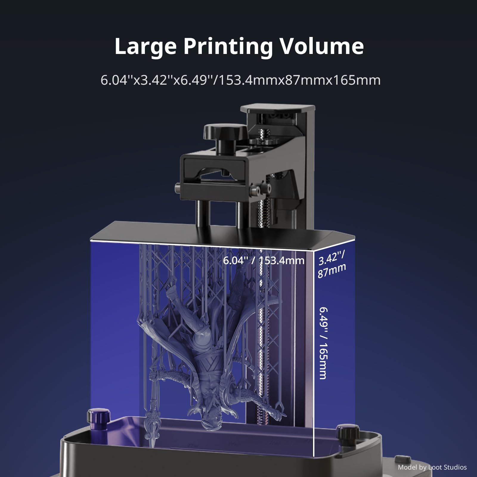 ANYCUBIC Photon Mono 4K 3D Printer with 7-inch Mono LCD Screen - 10K High Precision Resin Printer, Upgraded LighTurbo Matrix & Printing Platform (6.04