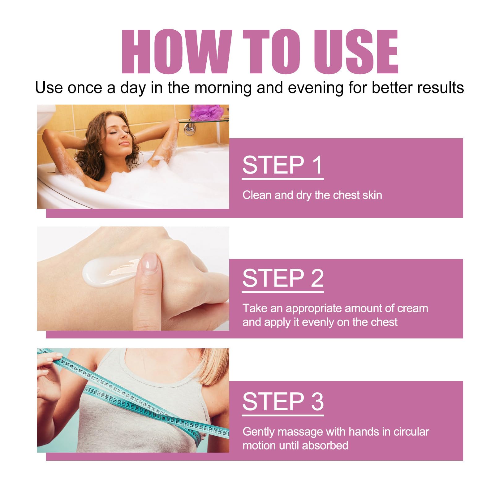 KOAHDE Breast Firming & Lifting Cream - 100G Natural Breast Enhancement Massage Cream for Women - Improves Skin Elasticity & Tightness - Perfect for Post-Pregnancy, Weight Loss & Age-Related Sagging