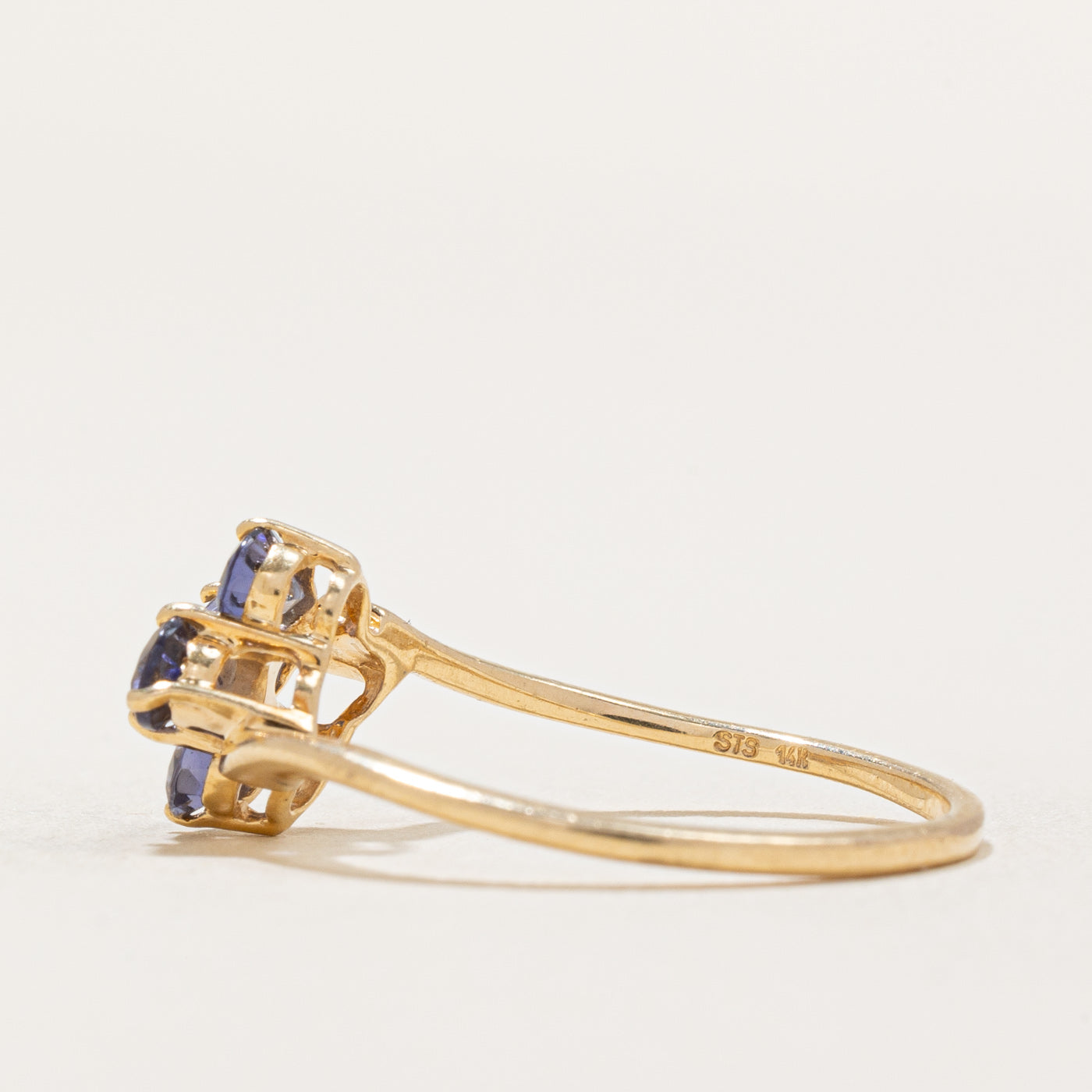 Exquisite 0.60ctw Tanzanite Cluster Ring in Size 7 - Perfect for Engagement, Anniversary & Special Occasion Jewelry Gifts