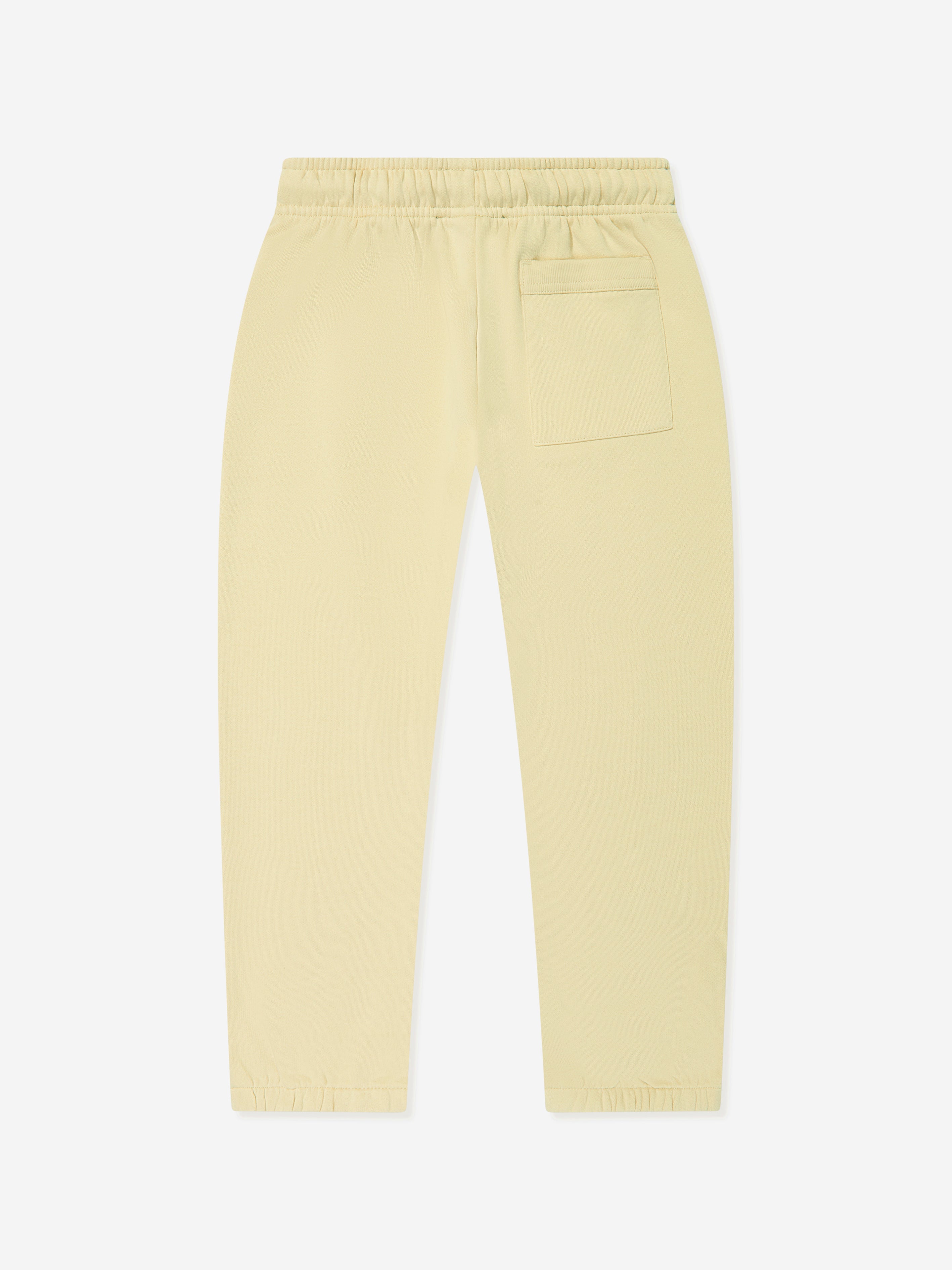 Acne Studios Kids Logo Joggers - Sand Green Cotton Jogging Pants for Boys & Girls | Comfortable Casual Wear for School, Playdates & Outdoor Activities