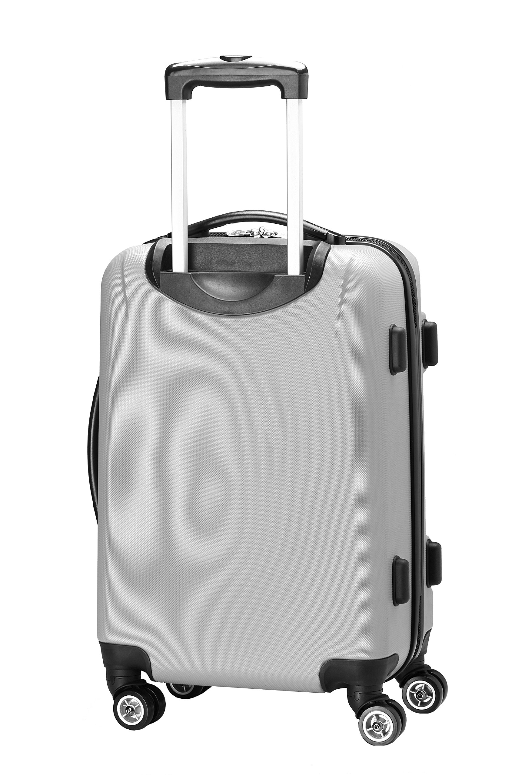 NCAA Fresno State Bulldogs Hard Shell Spinner Carry-On Luggage - Silver | Perfect for Travel, Business Trips & College Dorms