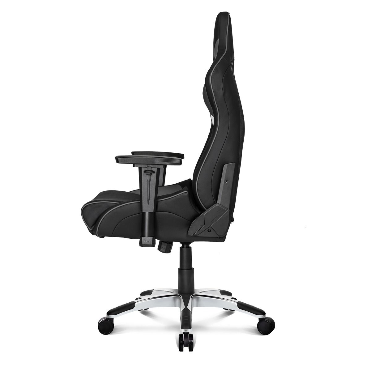 AKRACING ProX Ergonomic Gaming Chair with Lumbar Support - Adjustable Height & Reclining Backrest - Grey - Perfect for PC, Console & Office Gaming Setup