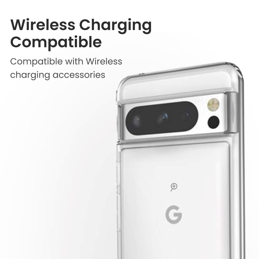 Google Pixel 9 Pro Clear Case - Shockproof & Scratch-Resistant Protective Cover for Pixel 9 Pro - Perfect for Daily Use, Travel & Outdoor Activities