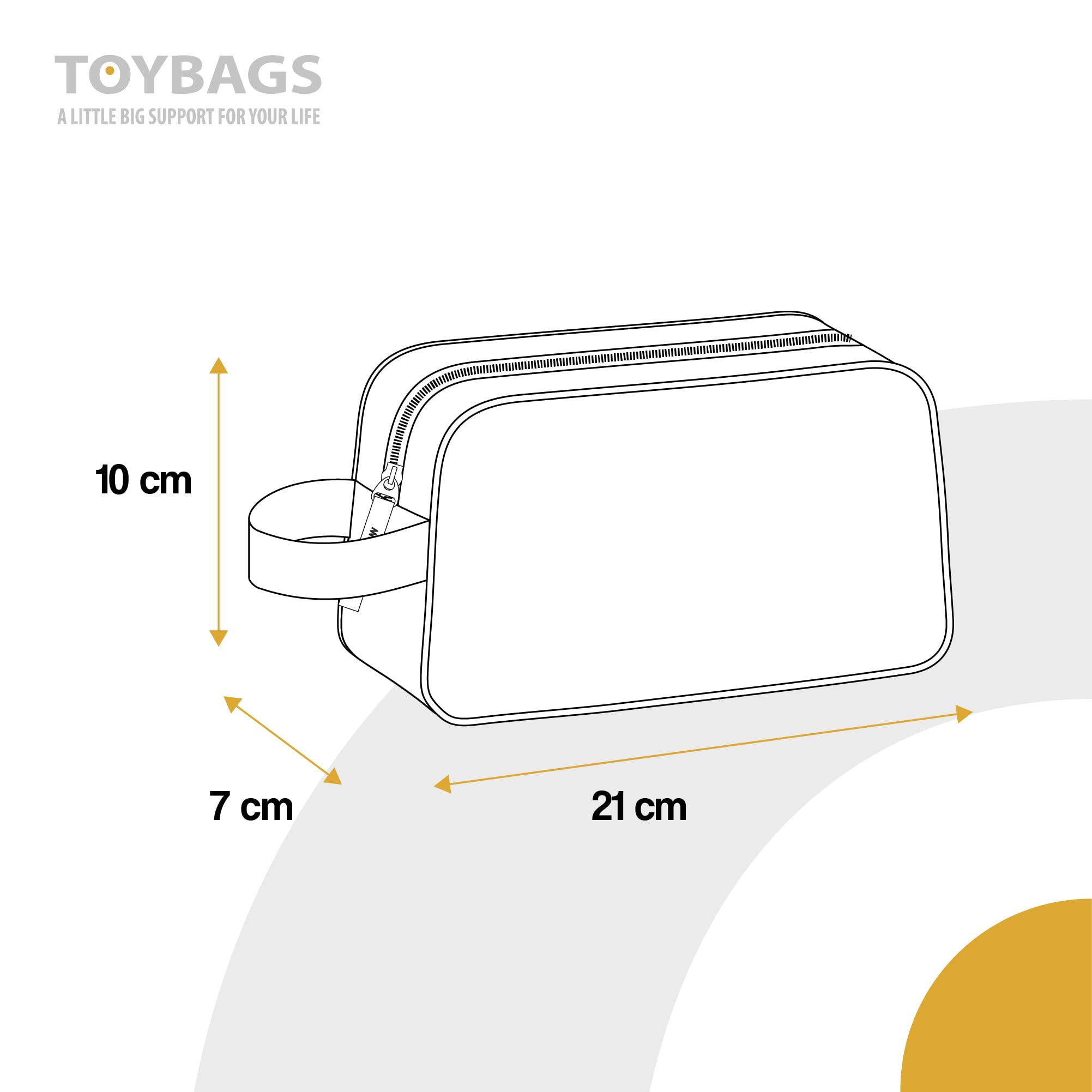 Naruto Anime Gaming Case with Side Handle - Large Compartment & Soft Lining - Ergonomic Zipper - 7×20×9cm - Perfect for Cosplay, Conventions & Travel - Toybags