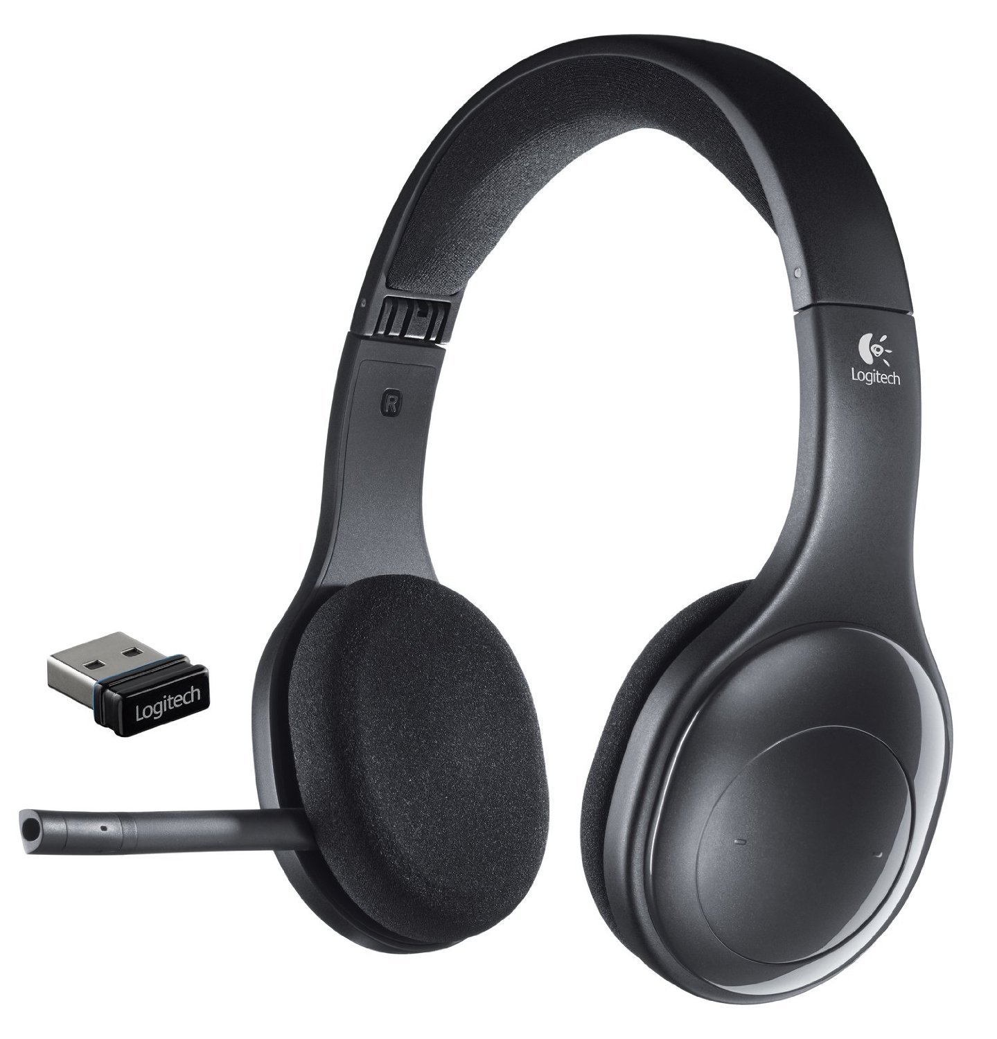 Logitech H800 Bluetooth Wireless Headset with Microphone - Compatible with PC, Laptop, Tablet & Smartphone (Renewed) - Perfect for Online Meetings, Gaming & Music Streaming