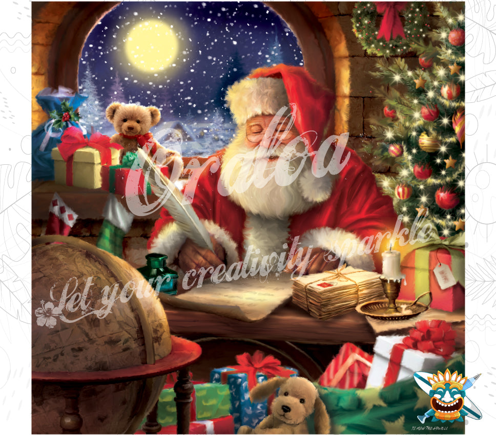 Christmas Letter for Santa - Personalized Holiday Greeting Card for Kids & Family - Perfect for Xmas Wishes & Festive Decorations