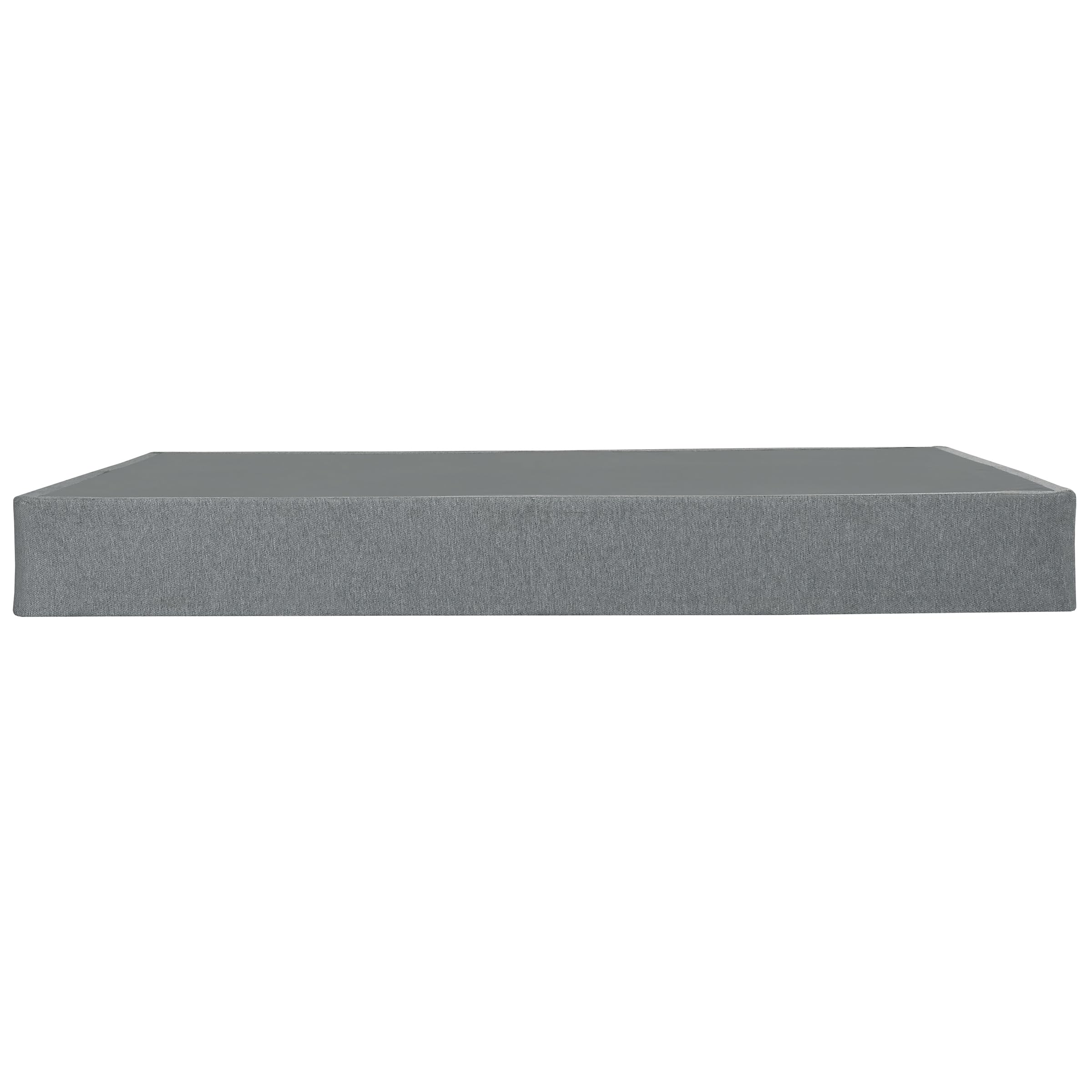 **Primo International Delta Bed Frame - Queen Size, Gray Wooden Platform Bed with Headboard & Storage | Modern Bedroom Furniture for Small Spaces & Apartments**