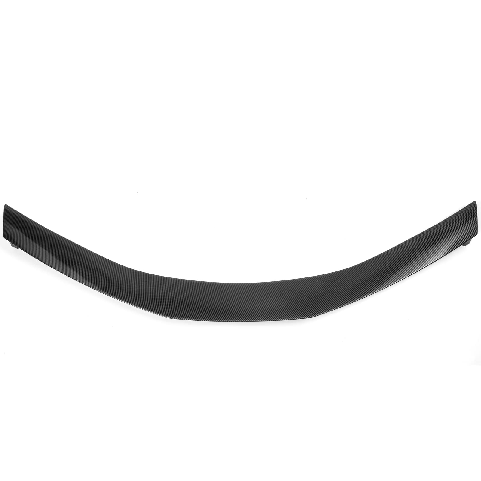IKON MOTORSPORTS Carbon Fiber Print ABS Trunk Spoiler for 2020-2025 Chevy Corvette C8 Stingray | 2022 Z51 Low Profile Rear Wing | Enhances Aerodynamics & Sporty Look | Perfect for Street Racing & Car Shows