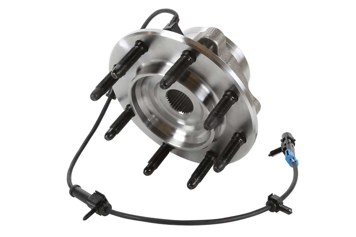 Chevrolet Silverado 1500 HD Classic GMC Sierra 1500 HD Classic Yukon XL 2500 2003-2007 Hummer H2 Front Wheel Bearing Hub Assembly Pair with Brake Rotors & Ceramic Pads - RHBBK0454 Replacement Kit - Perfect for Off-Roading & Heavy-Duty Towing