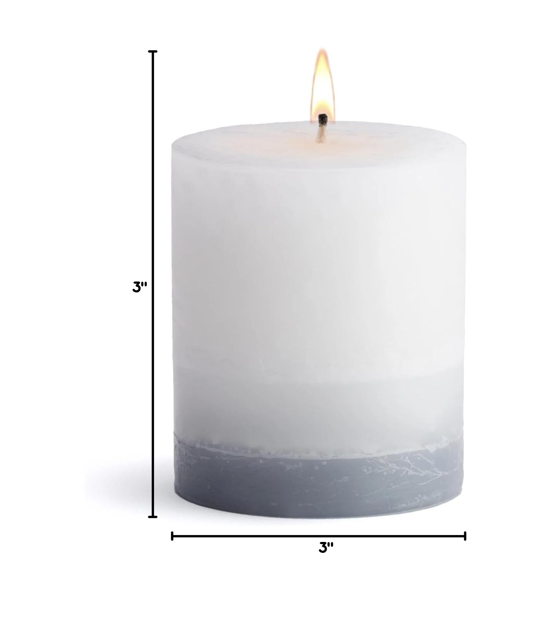 Premium Red Currant Scented Pillar Candles - Set of 6 (12