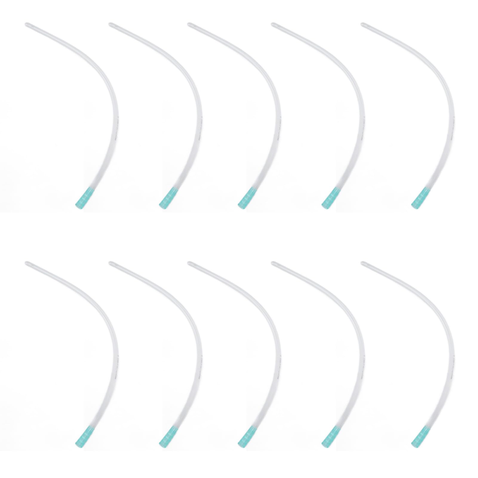 10-Piece PVC Inlet Hose Kit for Colon Cleansing & Irrigation - Disposable Toilet Accessories