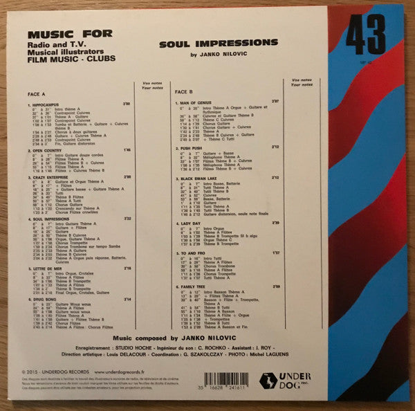 Janko Nilovic - Soul Impressions LP Vinyl Record Album (Reissue, Remastered) Mint Condition - Perfect for Jazz Collectors & Vinyl Enthusiasts