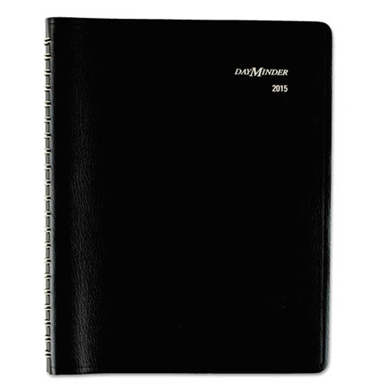 2026 Black 4-Person Group Daily Appointment Planner - 7 7/8