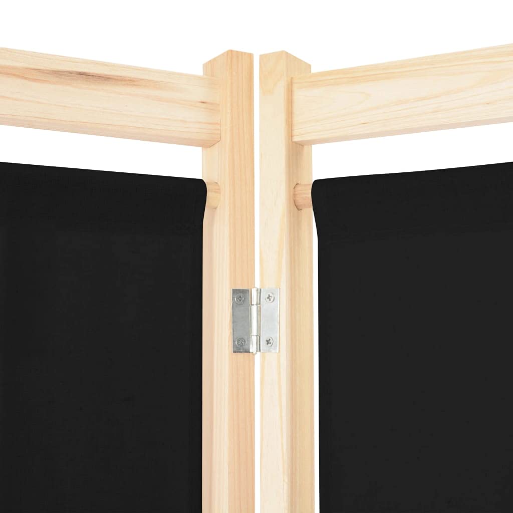 4-Panel Folding Privacy Room Divider Screen for Office, Bedroom, Living Room - 62.9