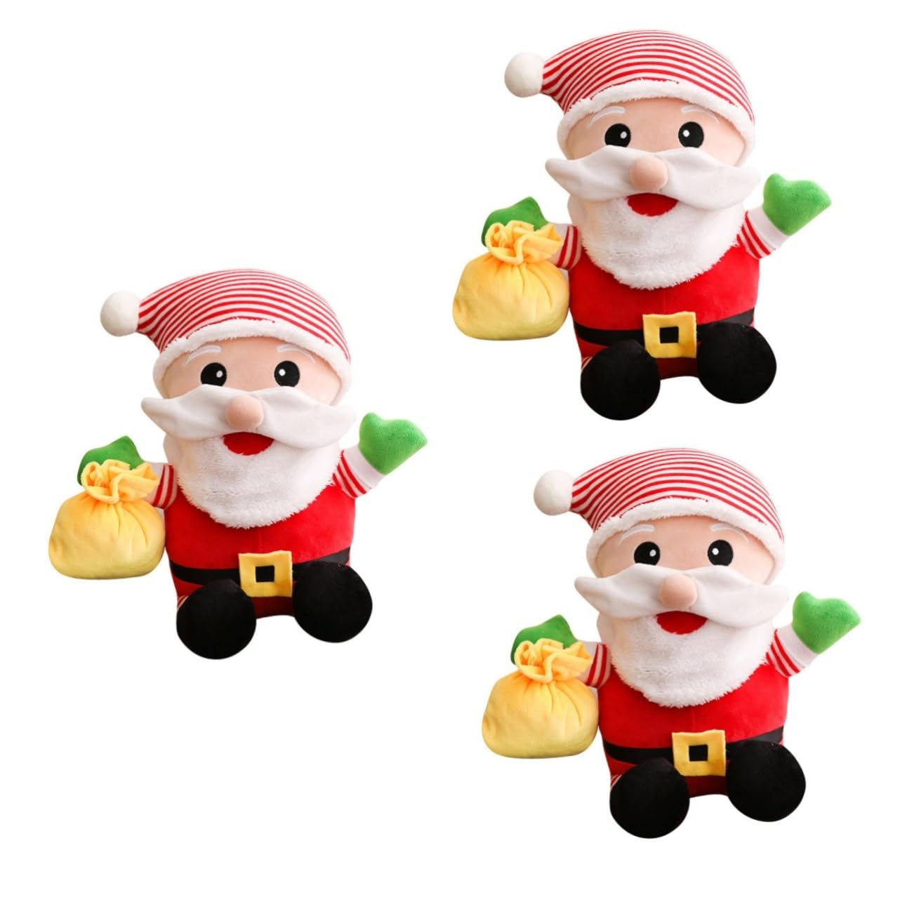 Totority Santa Plush Doll - Christmas Stuffed Toy for Kids & Home Decor