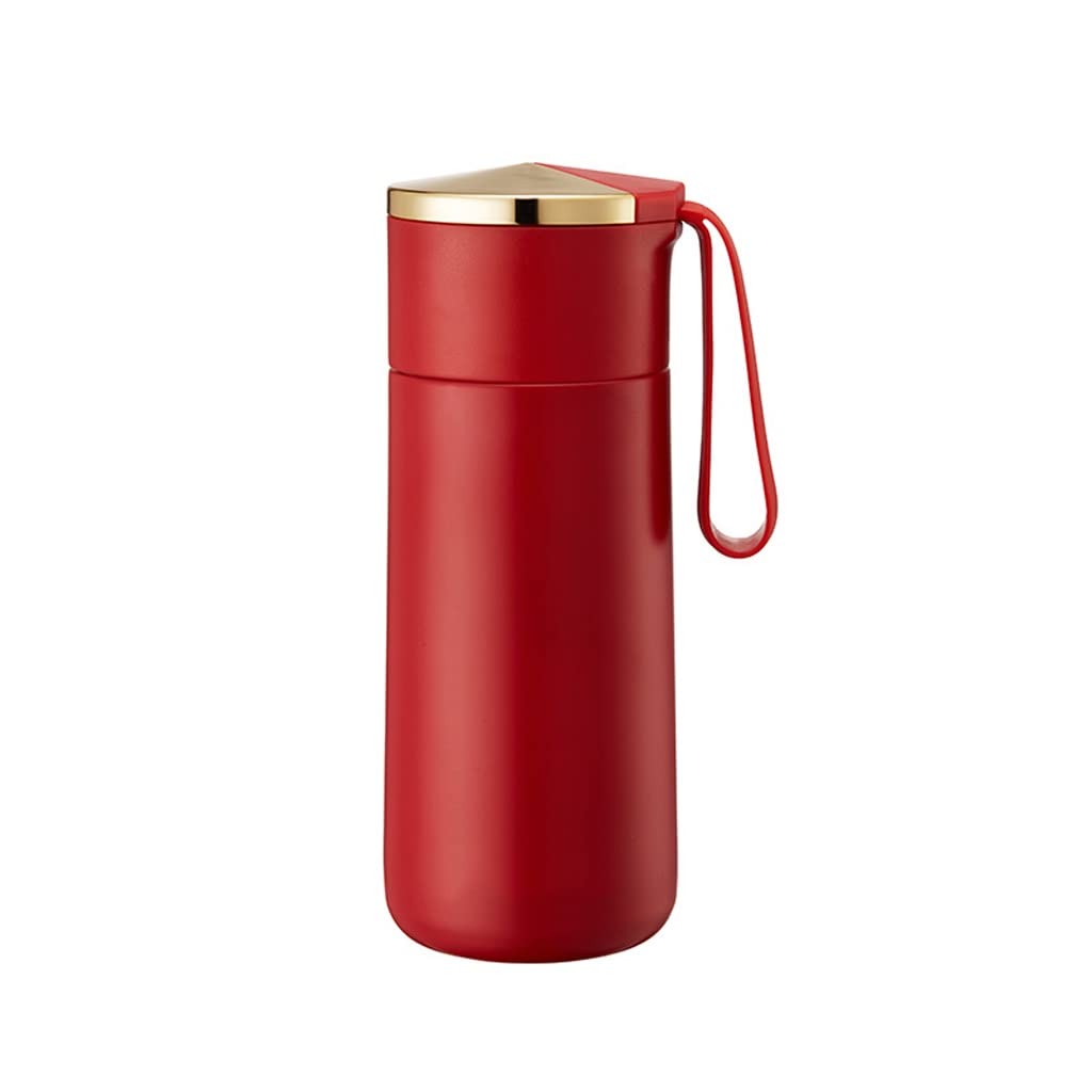 CUJUX Mini 180ml Kids Insulated Water Bottle - 304 Stainless Steel Travel Thermos with Leak-Proof Lid - BPA Free Hot & Cold Beverage Tumbler for School, Hiking, and Outdoor Activities (Color: A)