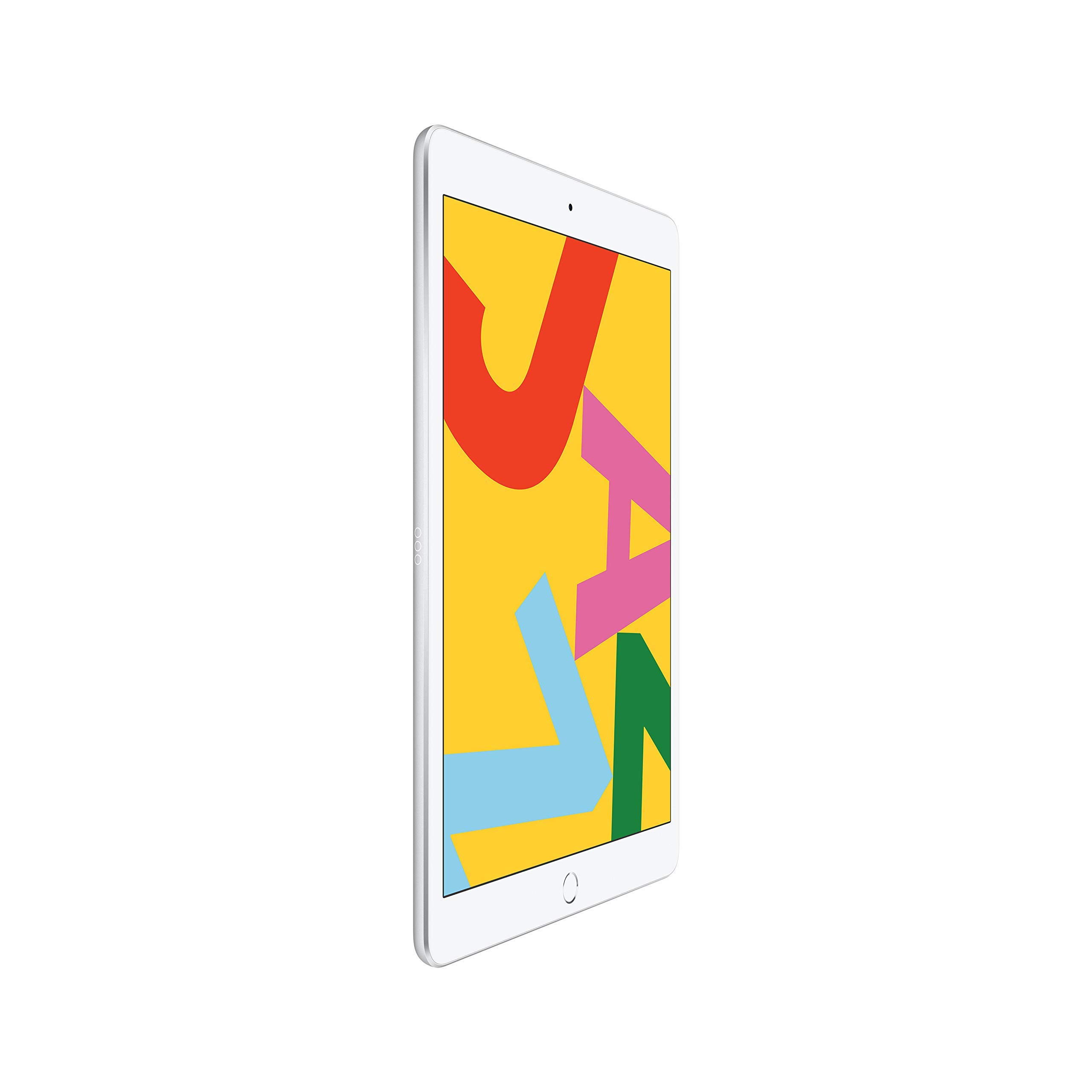 Refurbished Apple iPad 10.2-inch (7th Gen, 2019) 32GB Wi-Fi Tablet - Silver | Perfect for Students, Home Office & Entertainment