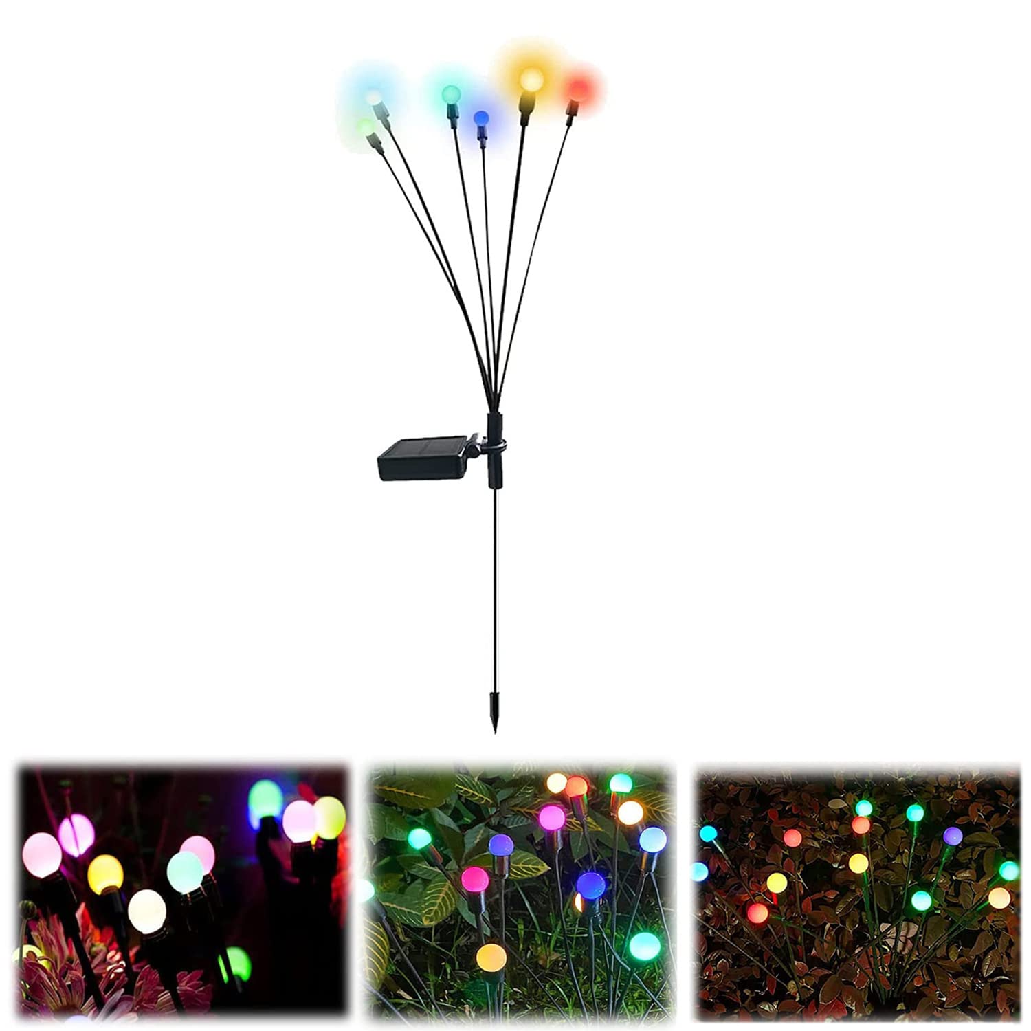 Solar Firefly Lights Outdoor Waterproof - Garden Path Decor for Landscaping