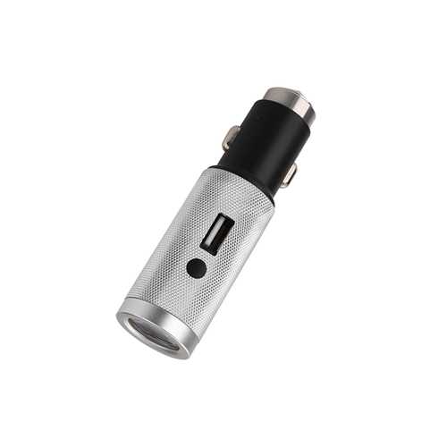 Bakeey LED Flashlight with Emergency Window Breaker & Fast Car Charger - Dual USB Port for Phone, Tablet, Camera, MP4 - Perfect for Road Trips, Camping, and Emergency Kits