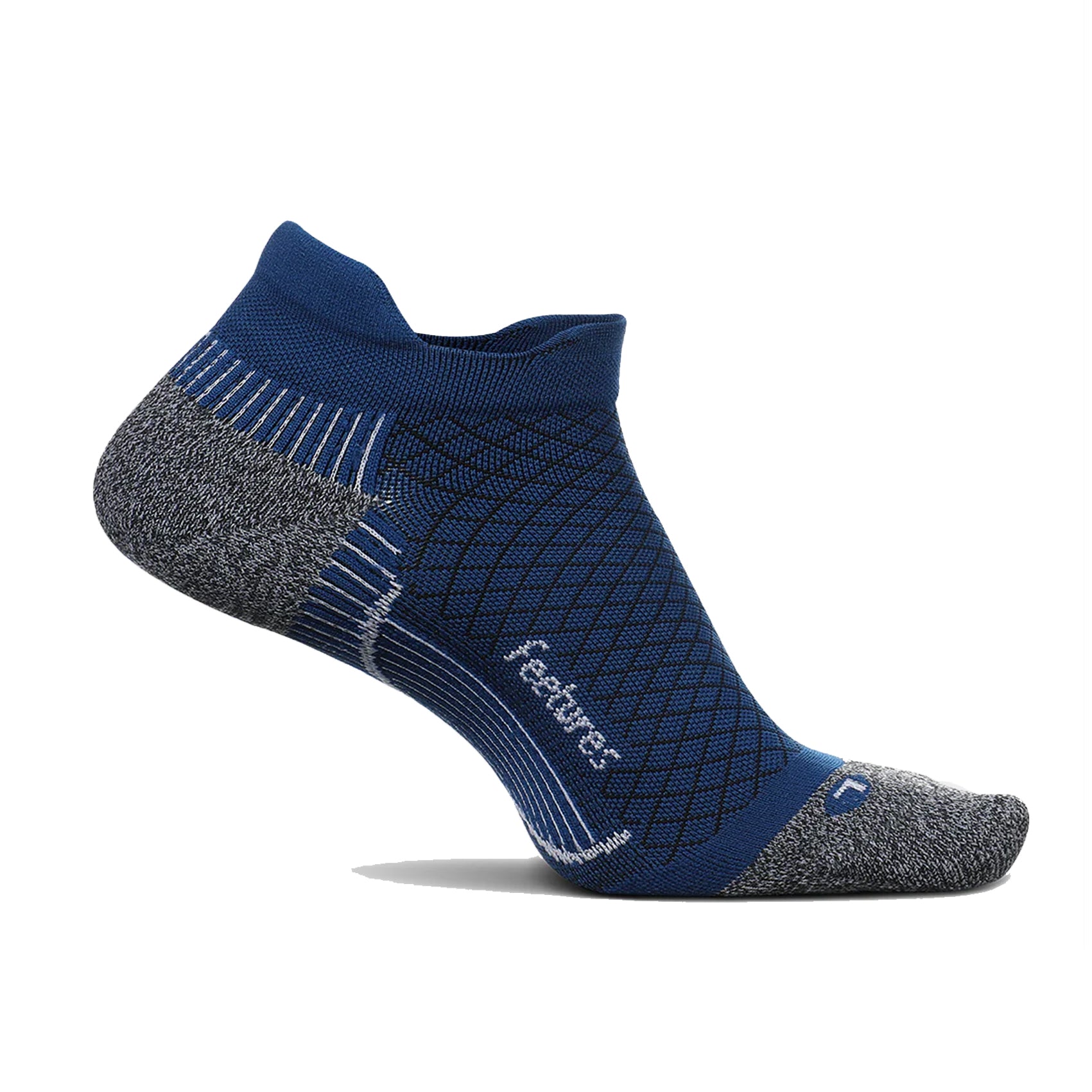 Feetures Plantar Fasciitis Relief Compression No Show Socks - Arch Support & Pain Relief for Running, Walking & Everyday Comfort