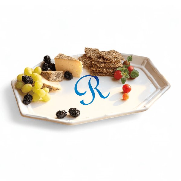 Personalized Bamboo Platter - Eco-Friendly Wooden Serving Tray for Charcuterie, Cheese & Appetizers - Perfect for Parties, Weddings & Home Entertaining