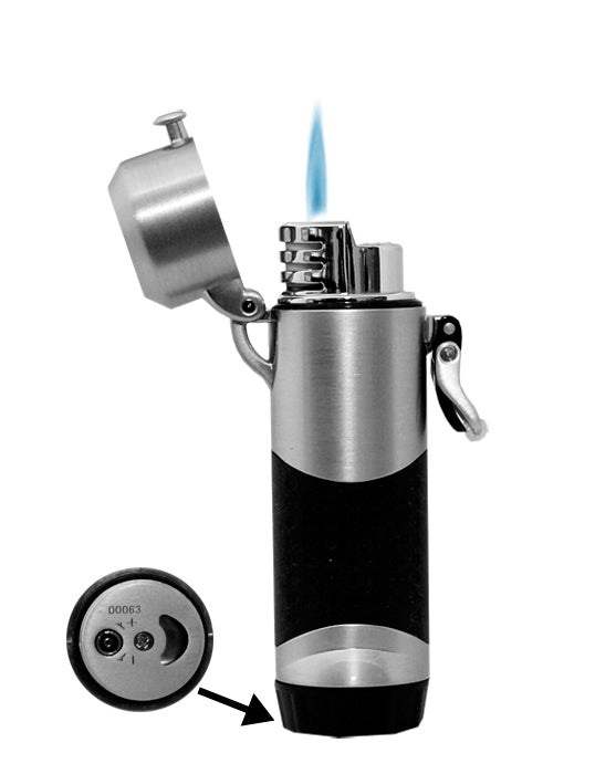 Summit Satin Silver Outdoor Torch - Elegant Patio Lighting for Backyard, Garden & Poolside Decor | Weather-Resistant & Stylish Design