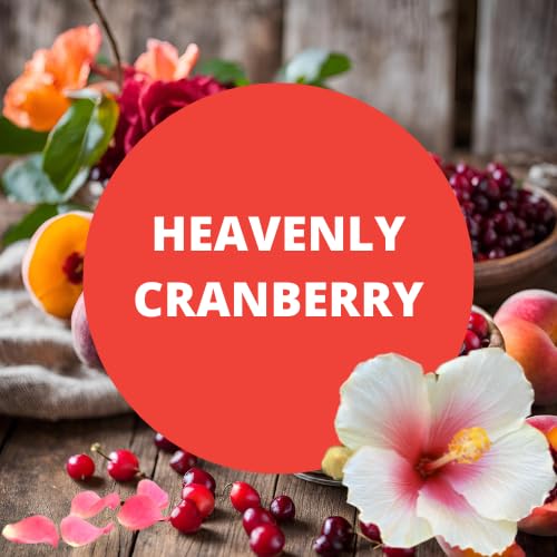 Heavenly Cranberry Scented Body Lotion & Spray Gift Set with Marula Oil - 8 Oz | Moisturizing Skincare Duo for Dry Skin | Perfect for Spa Days & Self-Care Rituals