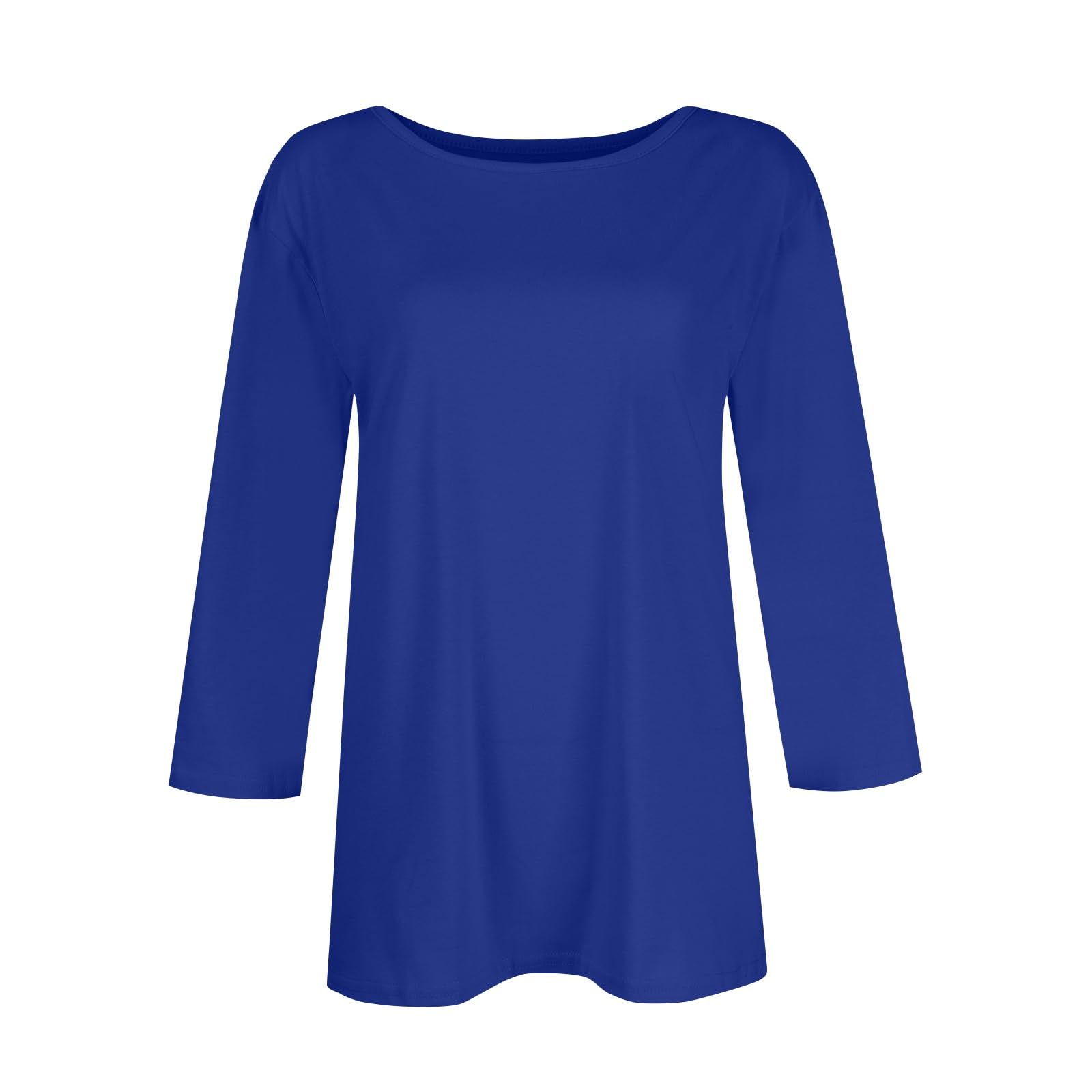 3/4 Sleeve Boho Floral Tops for Women - Summer Casual & Dressy Blouse for Outdoor & Office