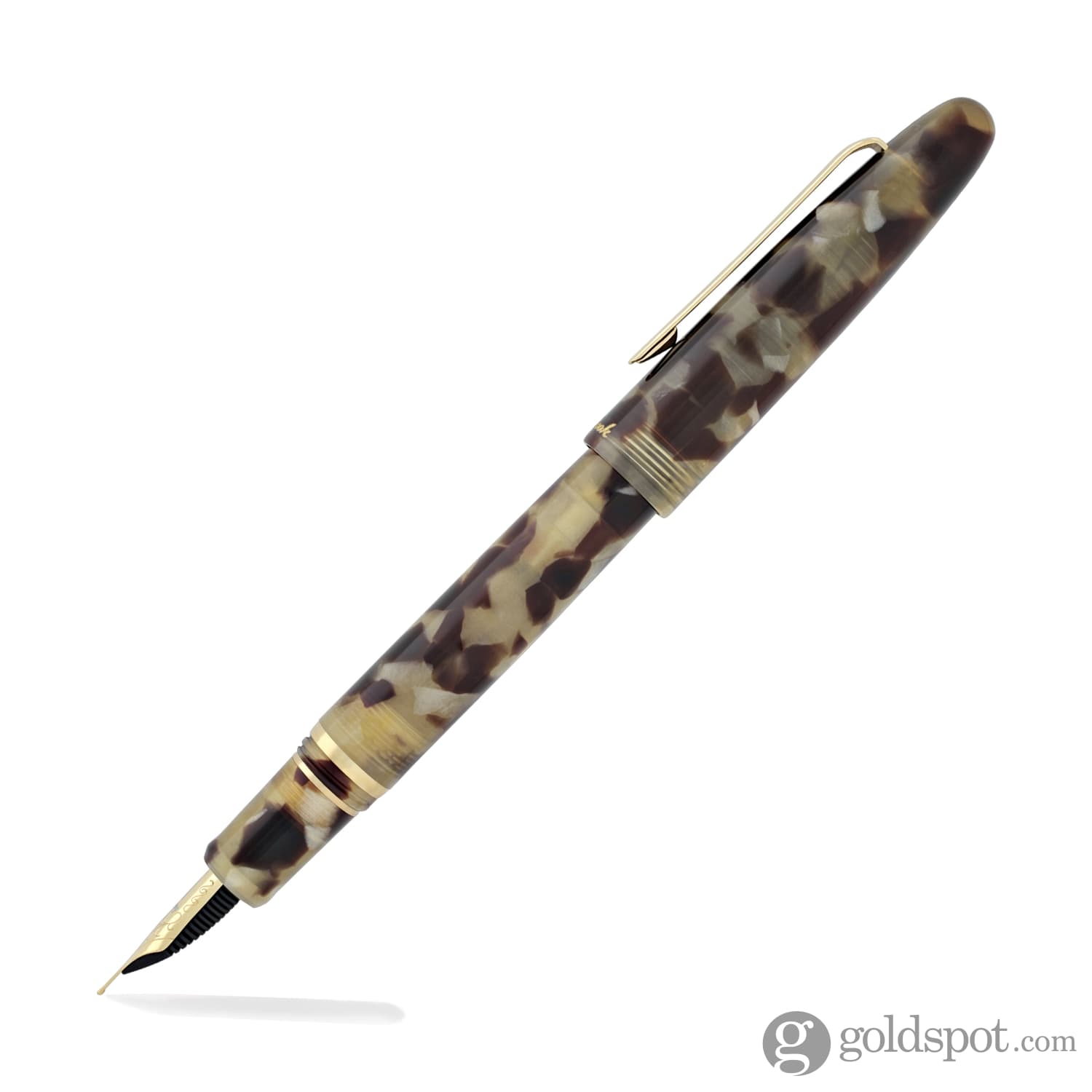 Esterbrook Estie Fountain Pen - Tortoise Shell with Gold Trim - Premium Writing Instrument for Calligraphy, Journaling & Gifts