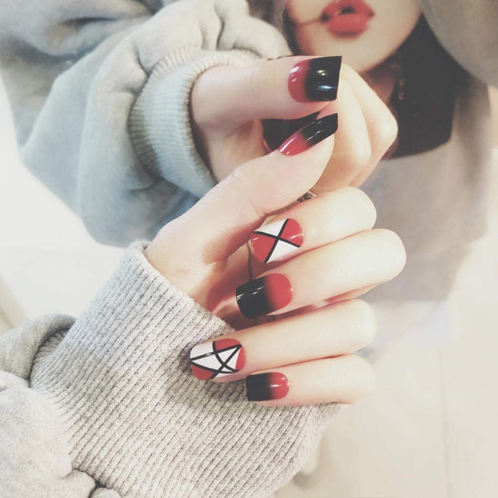 HUIL False Nails - Glamorous Gradient & Sequin Press-On Nails for Women | Easy DIY Manicure for Parties, Weddings & Special Occasions