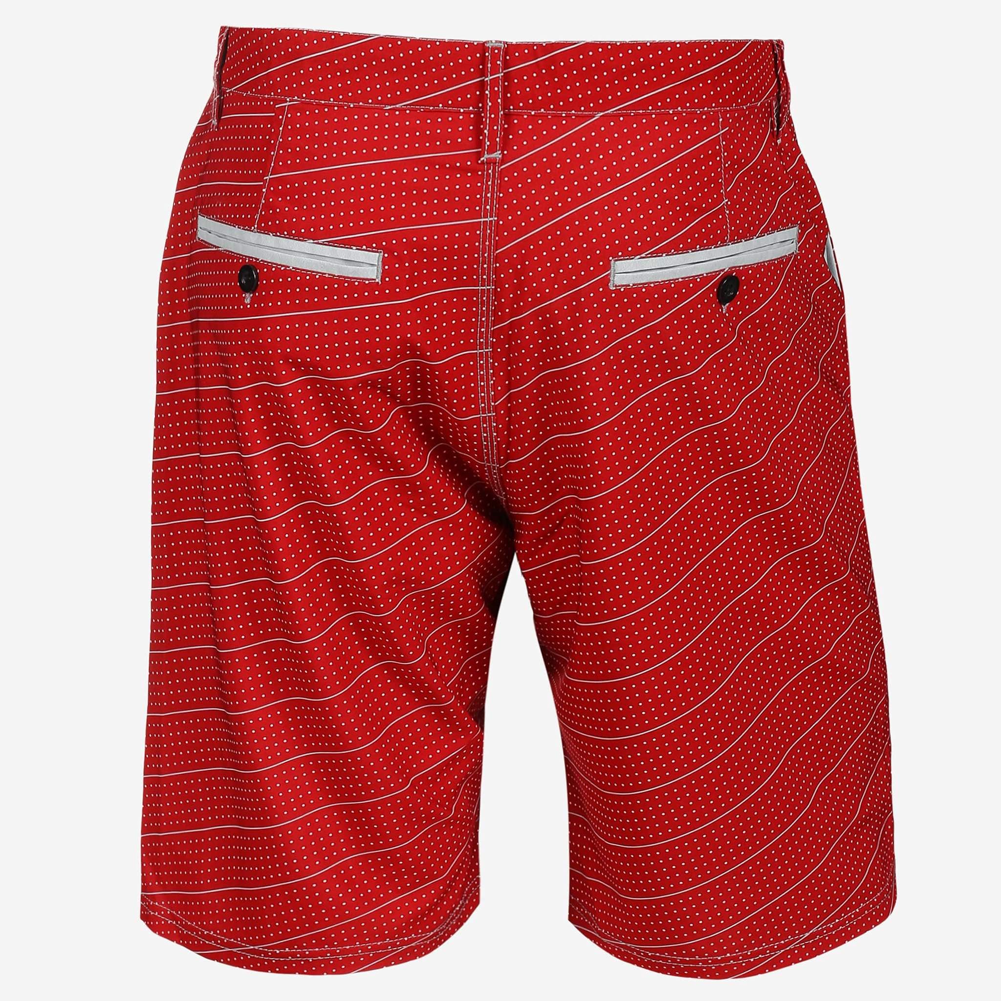 FOCO Dots Walking Shorts for Men - Comfortable Casual Athletic Shorts with Pockets - Perfect for Running, Gym, and Outdoor Activities