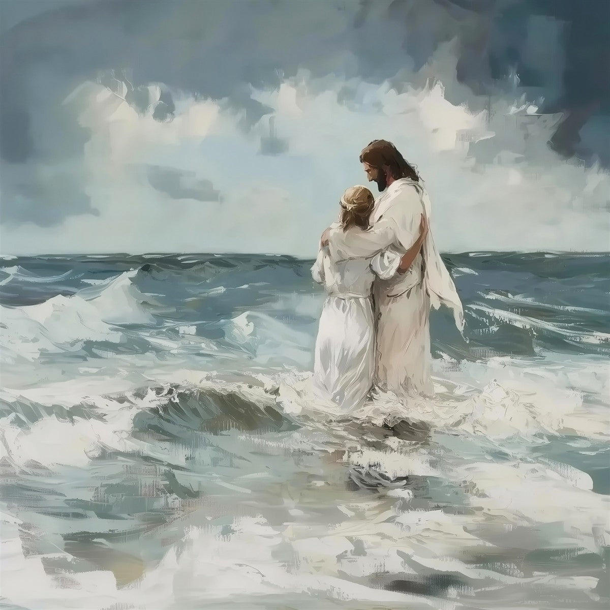 Be Still By Gabriel Heaton - Inspirational Christian Wall Art for Home & Office Decor - Perfect for Living Room, Bedroom, or Gift