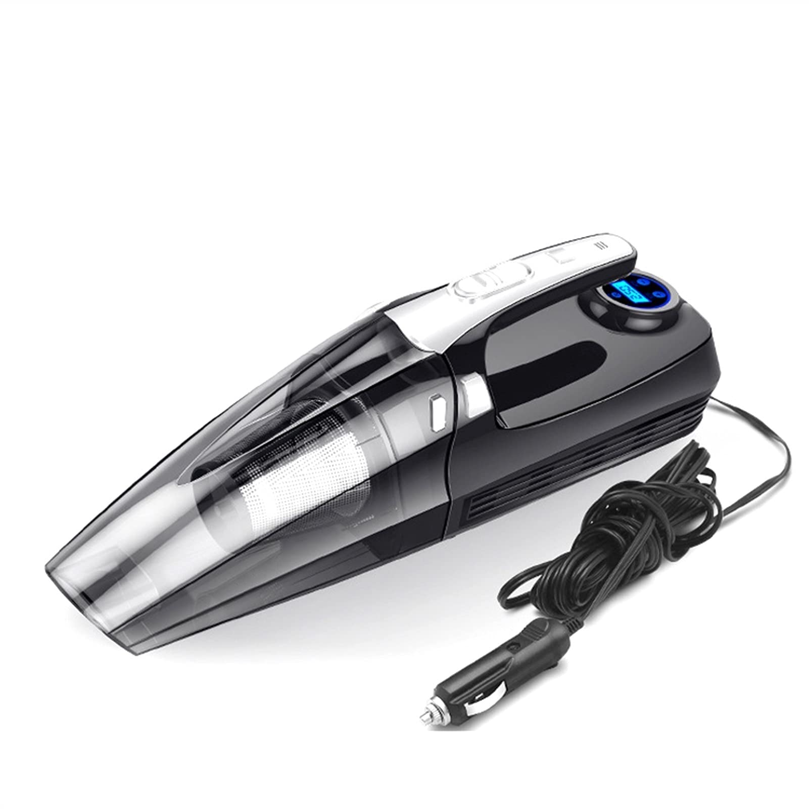 Cordless Car Vacuum & Air Compressor - Digital Display for Home & Travel